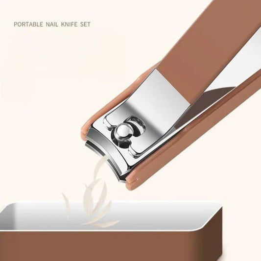 8-in-1 Manicure & Pedicure Kit | Stainless Steel Nail Clipper Set | Nail Care Tools for Men & Women