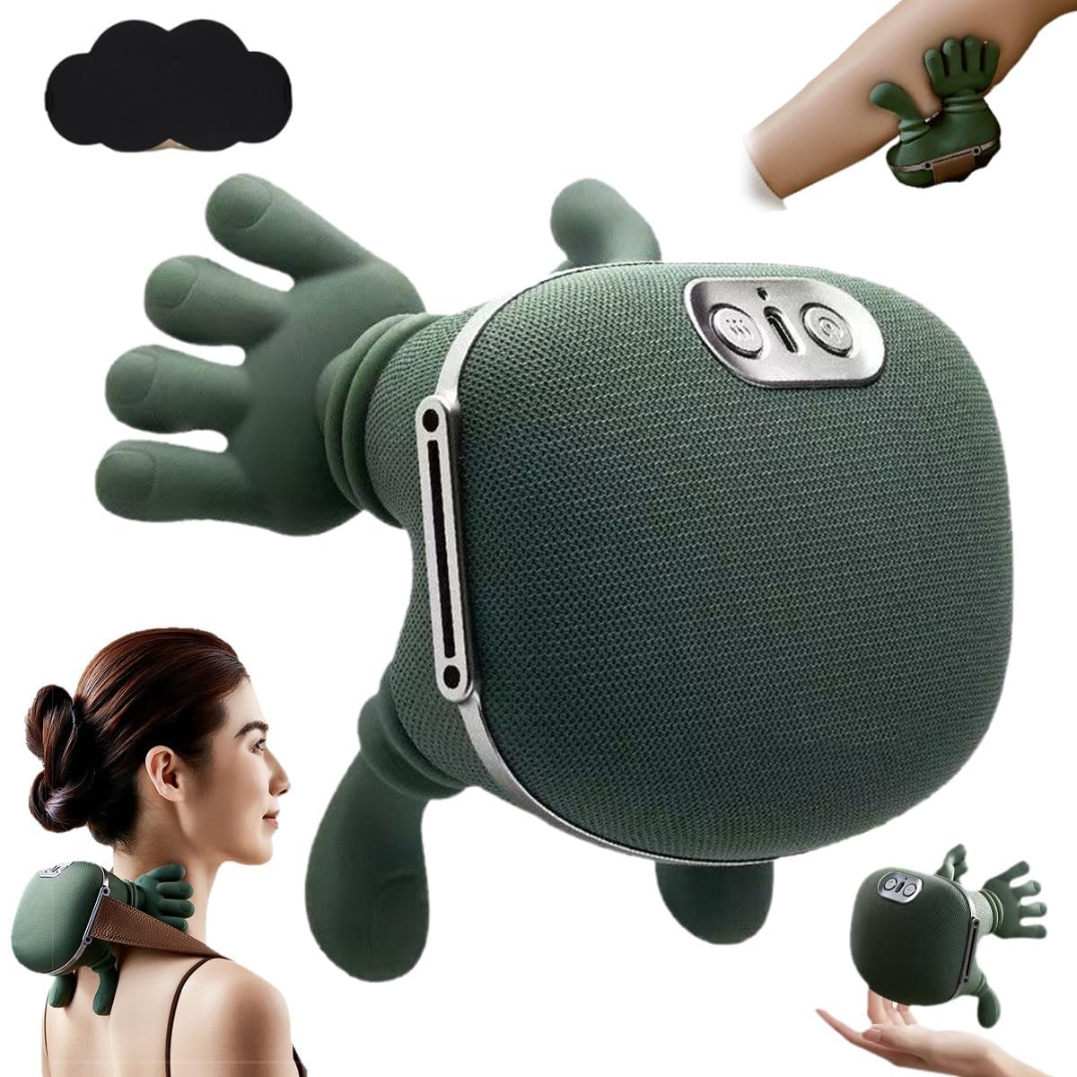 Wireless Heated Shiatsu Neck & Back Massager