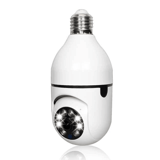 3MP Bulb CCTV Camera | 1080P 360° WiFi CCTV Camera | Night Vision | Two-Way Audio