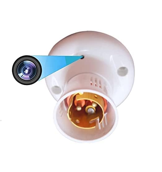 1080P WiFi Bulb Holder Camera | Audio Video Recording