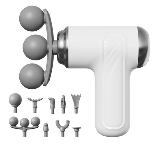 Dealsure Massage Gun for Body Pain Relief | Deep Tissue Massager | 9 Adjustable Heads | Handheld Muscle Massager