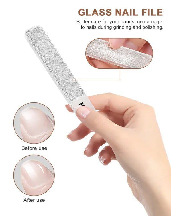 8-in-1 Manicure & Pedicure Kit | Stainless Steel Nail Clipper Set | Nail Care Tools for Men & Women