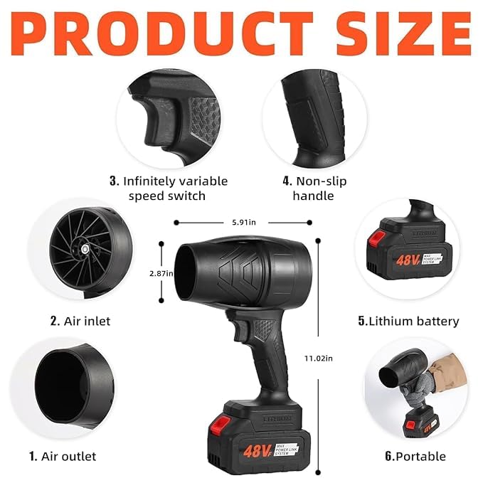 48V Cordless Air Blower