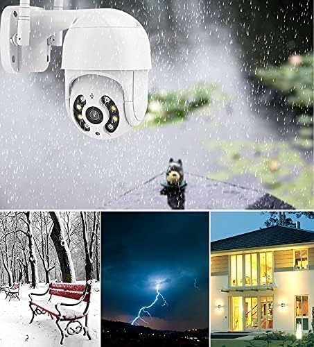 5MP WiFi Outdoor PTZ Dome CCTV Camera | 360° View | Color Night Vision | Two-Way Audio | V380 Pro Security Camera