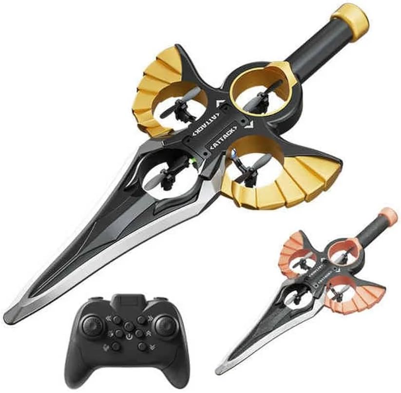 Big Size RC Flying Sword Toy with Remote Control | 500mAh Battery | 360° Spinning RC Hover Sword Drone