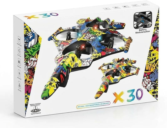 X30 RC Fighter Jet | Lightweight Plastic Body | Optical Flow | 360° Flips (New Model)