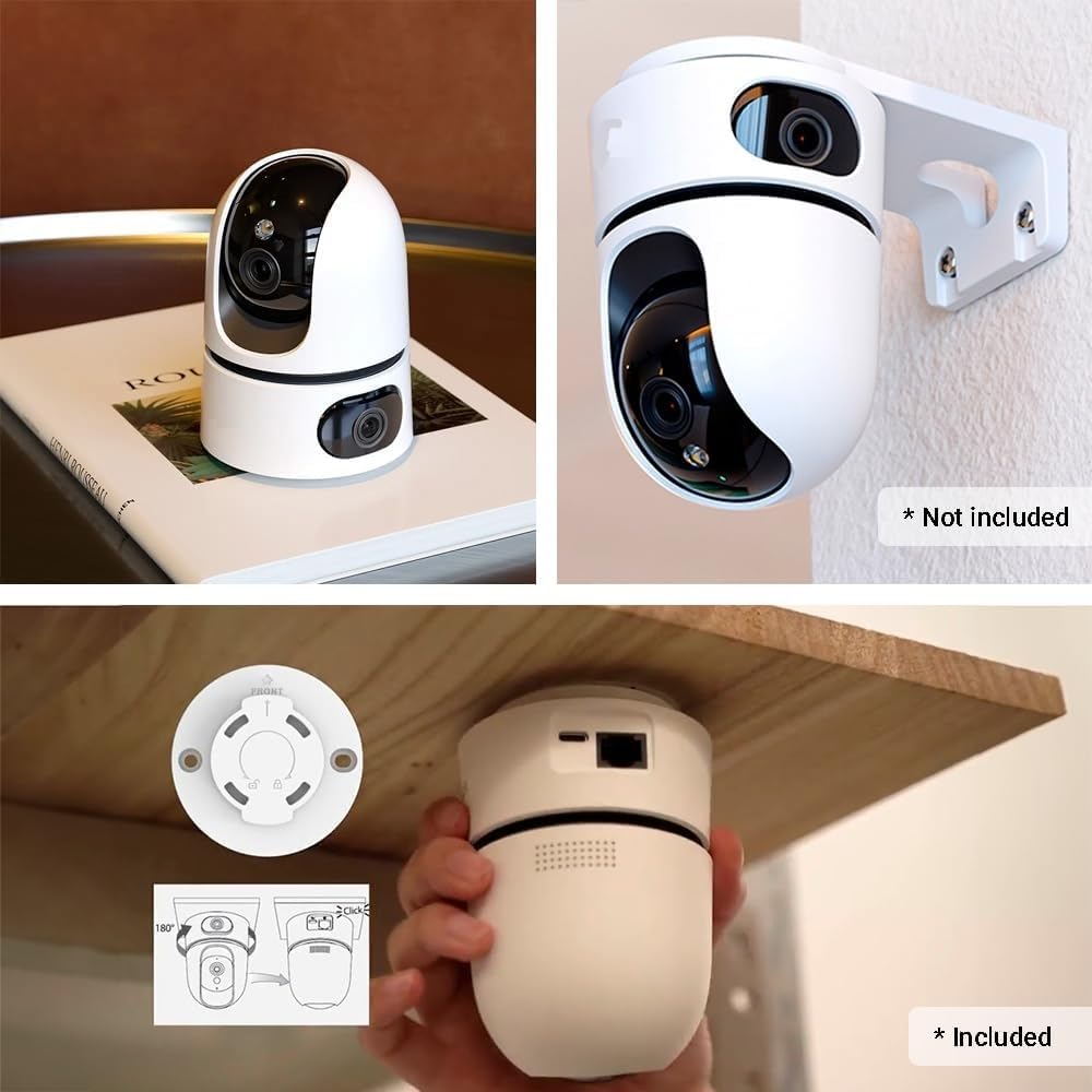 1080P WiFi Indoor PTZ Security Camera | Auto Tracking | Night Vision | Two-Way Audio | 2.4GHz Home CCTV Camera