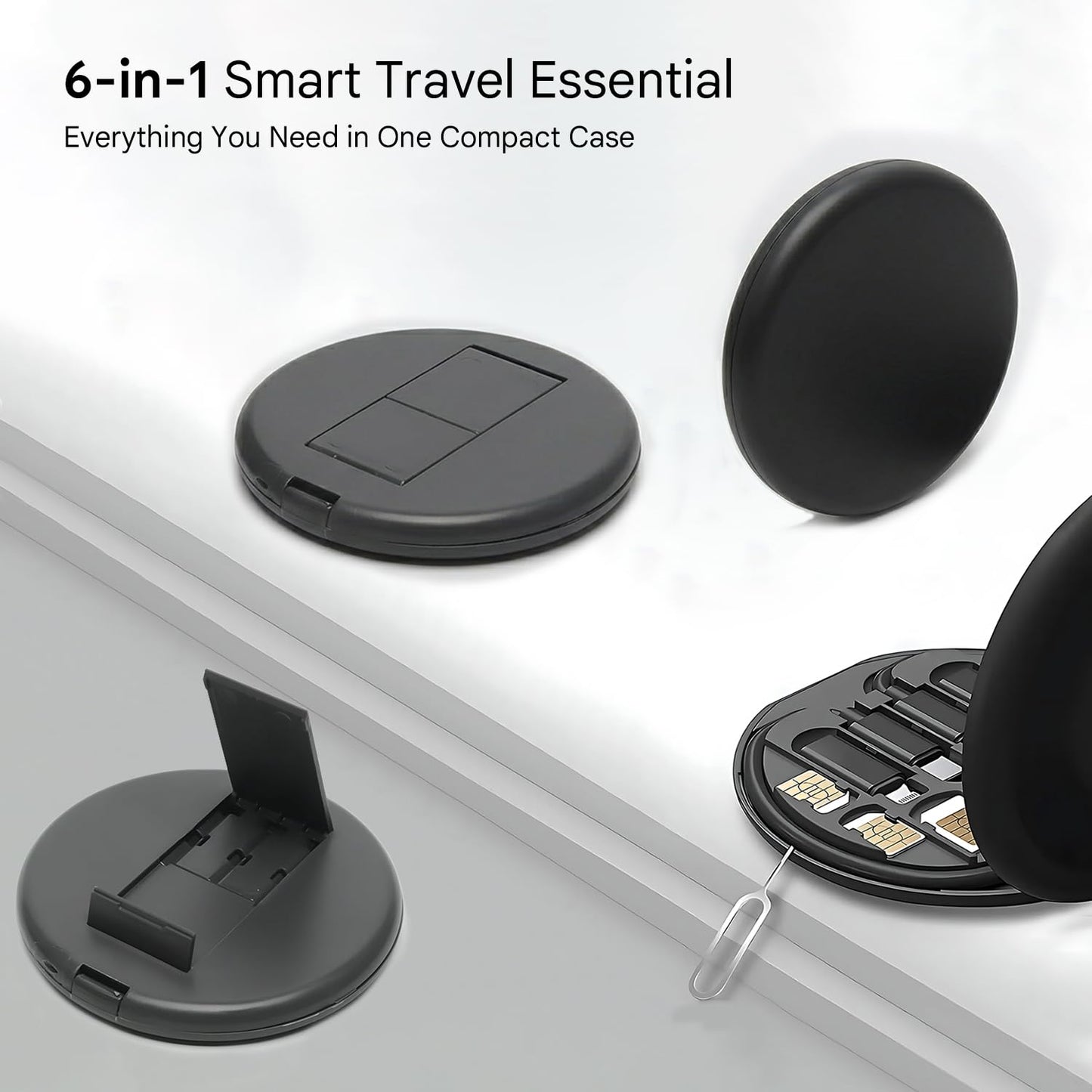 Mini Multi-Functional Fast Charging Cable Kit | Type-C, Android & Apple Charging Set |