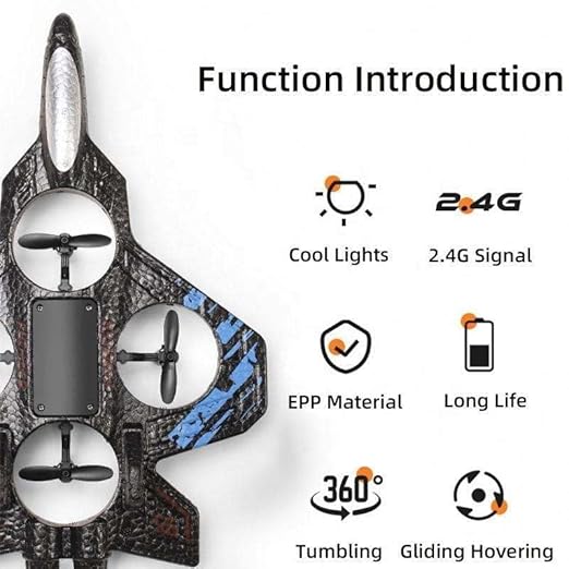 RC Fighter Jet 2.4GHz Remote Control Airplane (Old Model)