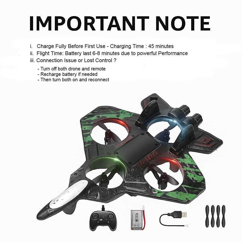 RC Fighter Jet 2.4GHz Remote Control Airplane (Old Model)