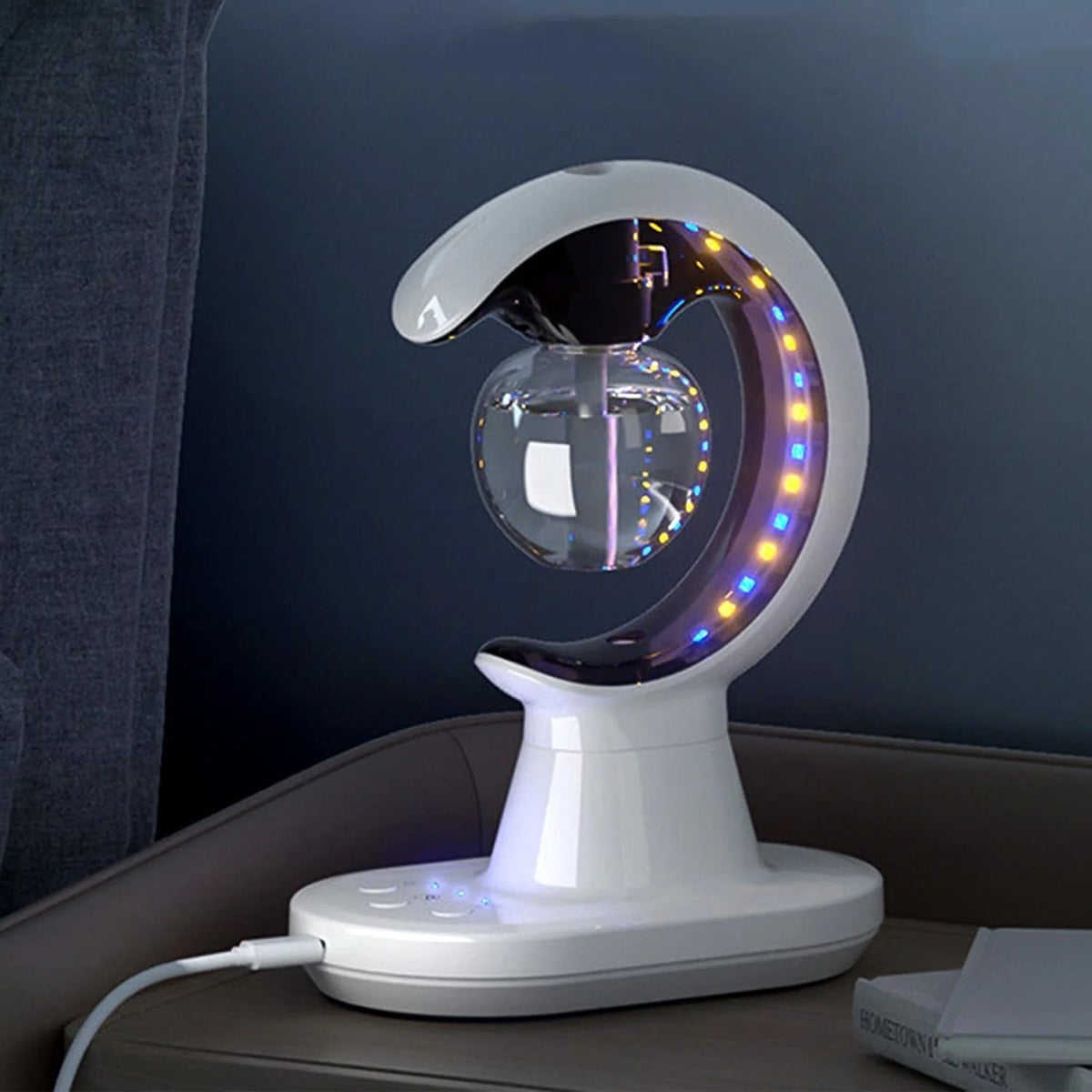 3-in-1 LED Lamp with Humidifier & Mosquito Repellent | USB Powered Night Light | Portable Mist Lamp