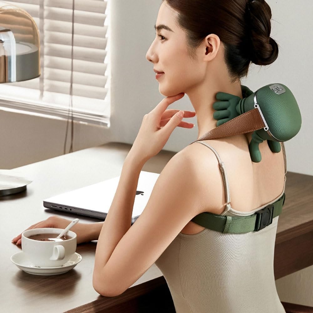 Wireless Heated Shiatsu Neck & Back Massager