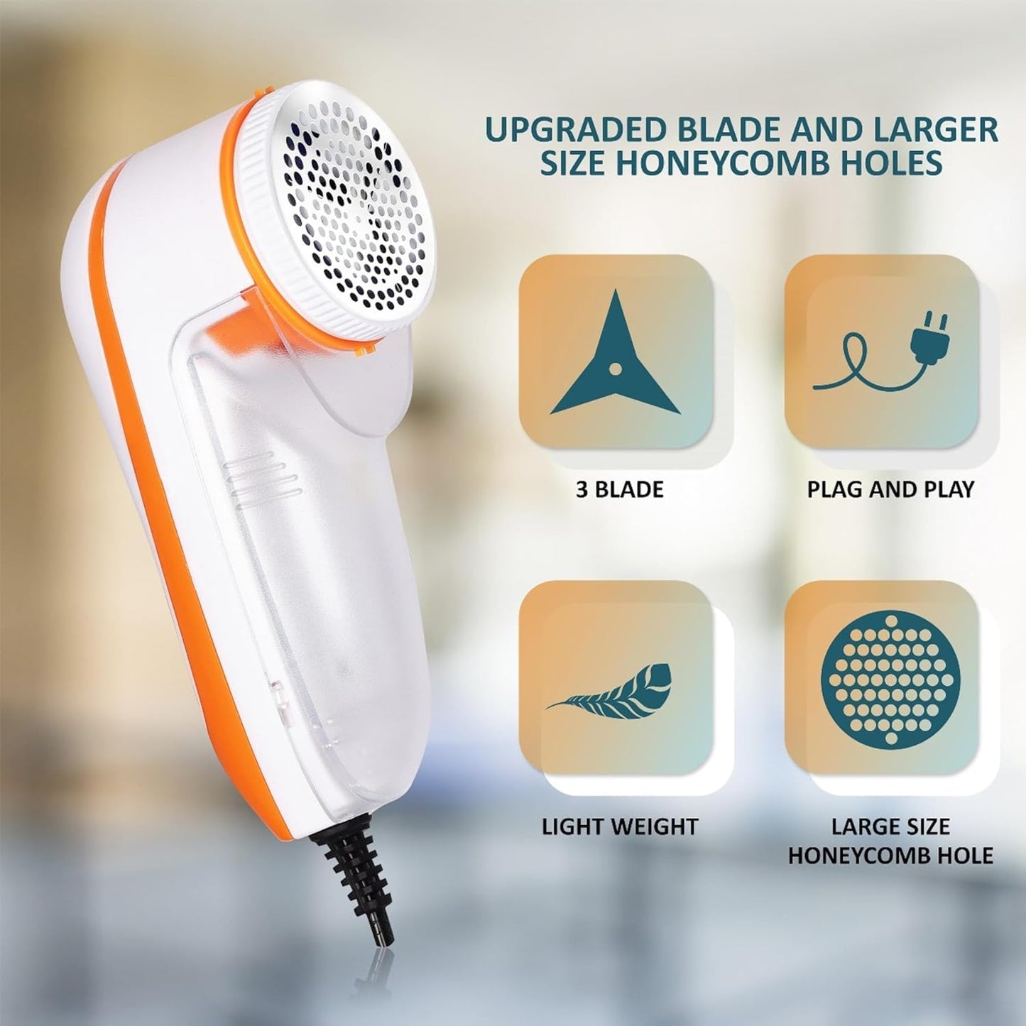 NOVA Lint Remover for Clothes | Fabric Shaver for Woolen Clothes | Portable Lint Remover Machine