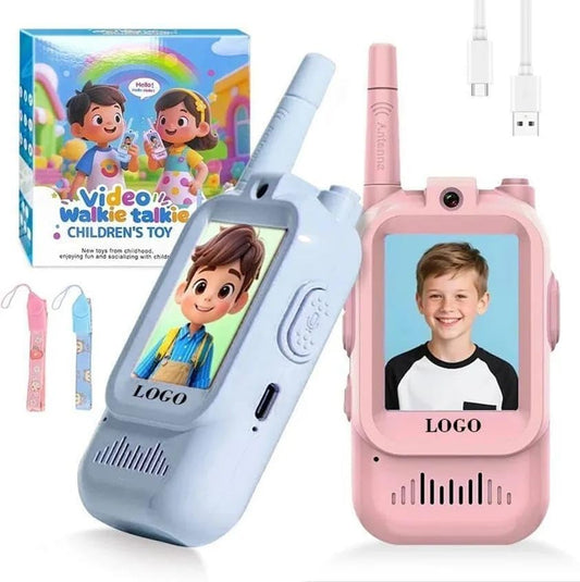 Kids Video Call Toy Camera | Two-Way Video & Voice Chat | Interactive Camera Toy | Blue & Pink