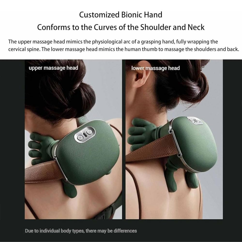 Wireless Heated Shiatsu Neck & Back Massager