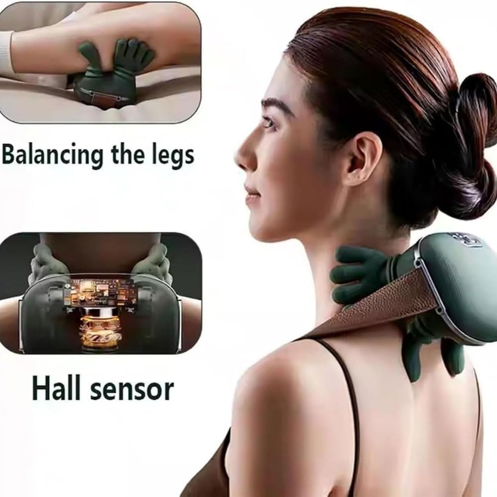 Wireless Heated Shiatsu Neck & Back Massager