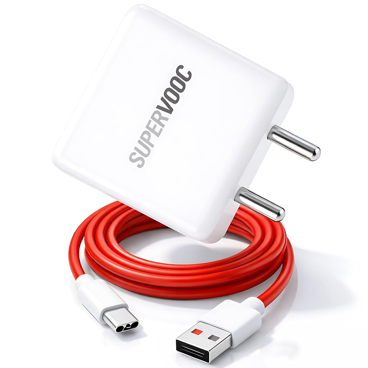 120W SuperVOOC Fast Charger (6 Months Replacement Warranty) Ultra-Fast Charging Adapter | Universal Compatible Charger