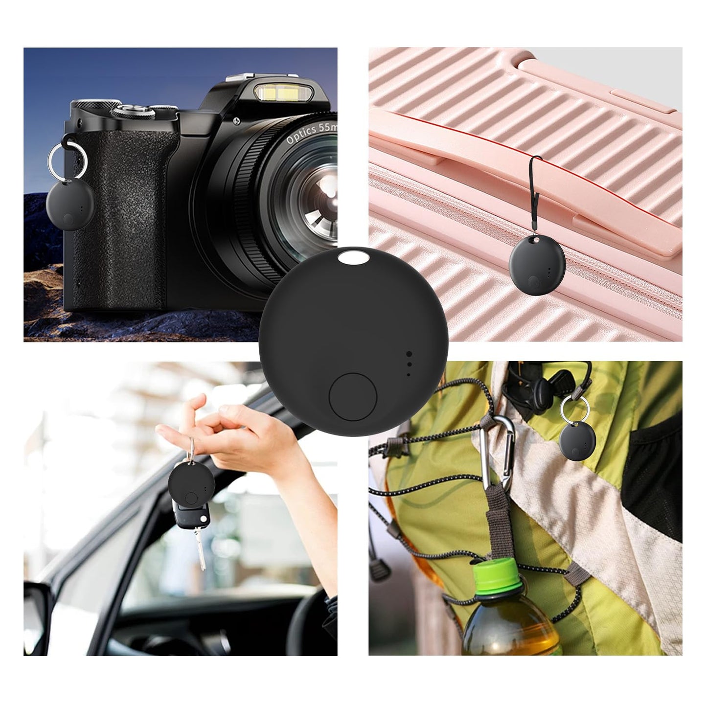 Dual System Smart Air Tracker Tag | Key Finder & Item Locator | Compatible with iOS Find My & Google Find Hub