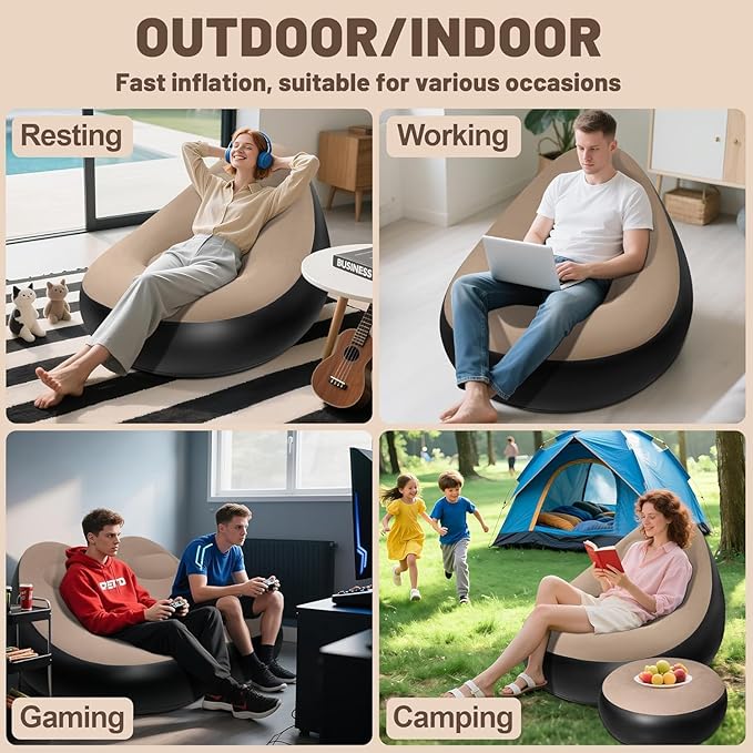 Portable Sofa with Household Air Pump