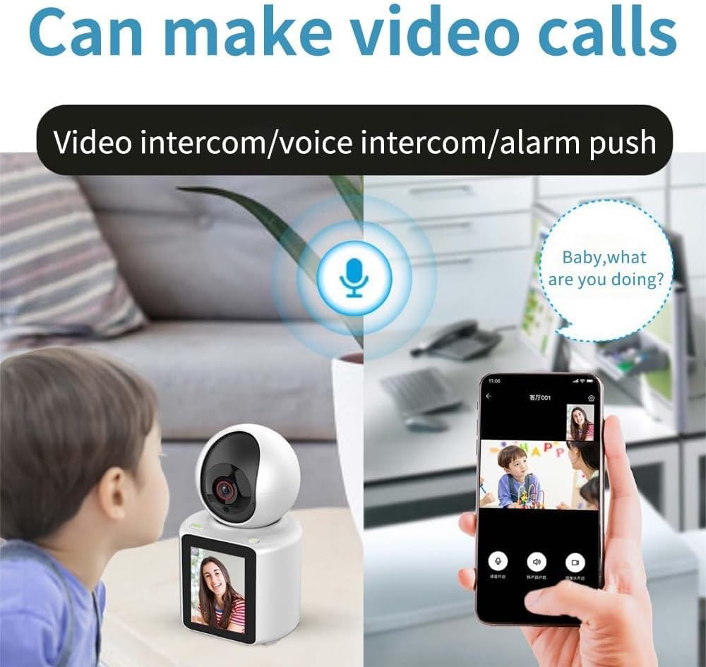 Video Calling WiFi PTZ Indoor Security Camera – 1080P Full HD